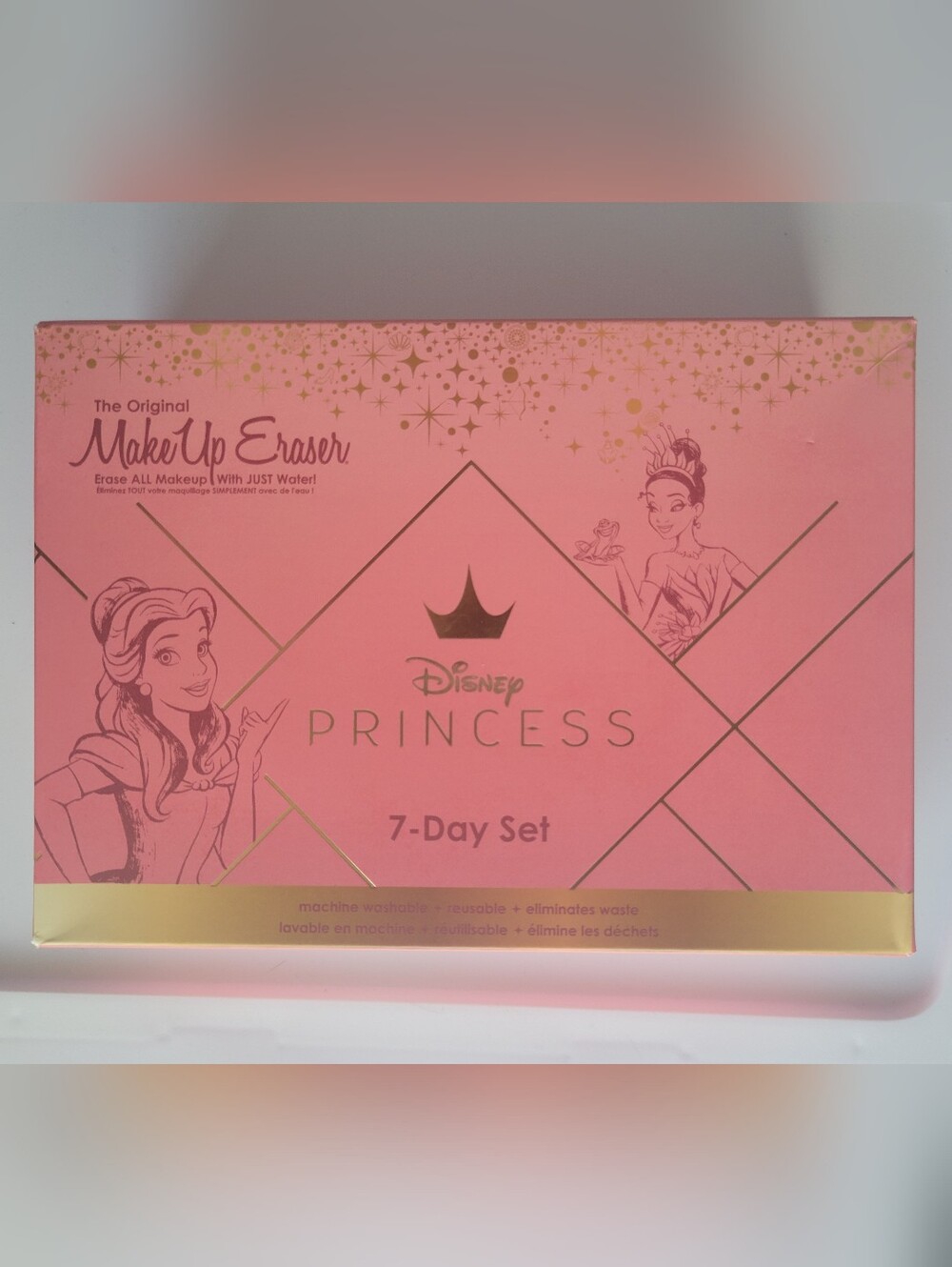 Disney Princess Reusable Makeup Eraser Set - 7 Day Set